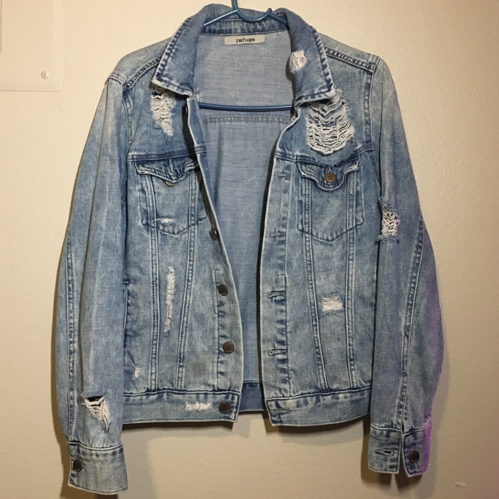 Distressed Denim jacket